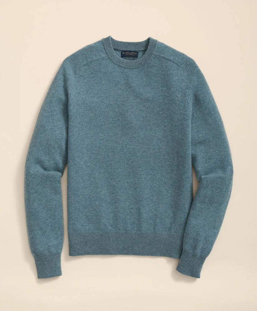 3-Ply Cashmere Crewneck Saddle Shoulder Sweater | Brooks Brothers sale - US 8751