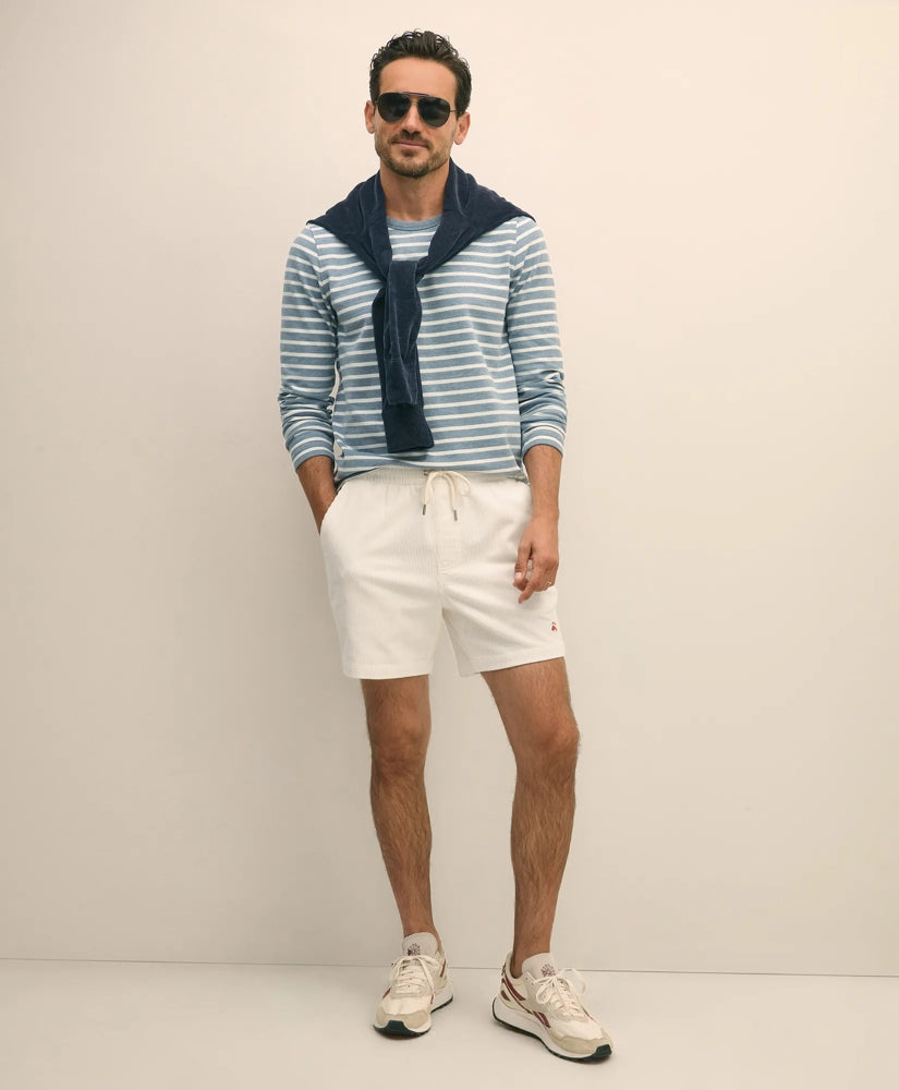 6" Friday Shorts in 8-Wale Cotton Corduroy | Brooks Brothers online shop - US 3458
