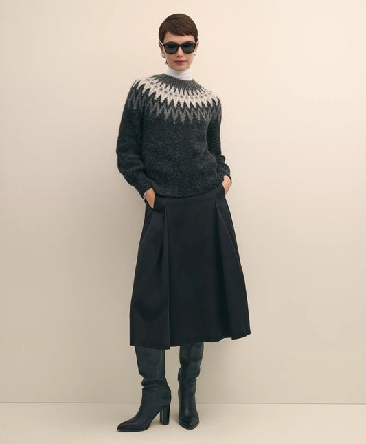 Alpaca-Wool Blend Fair Isle Sweater | Brooks Brothers for sale
