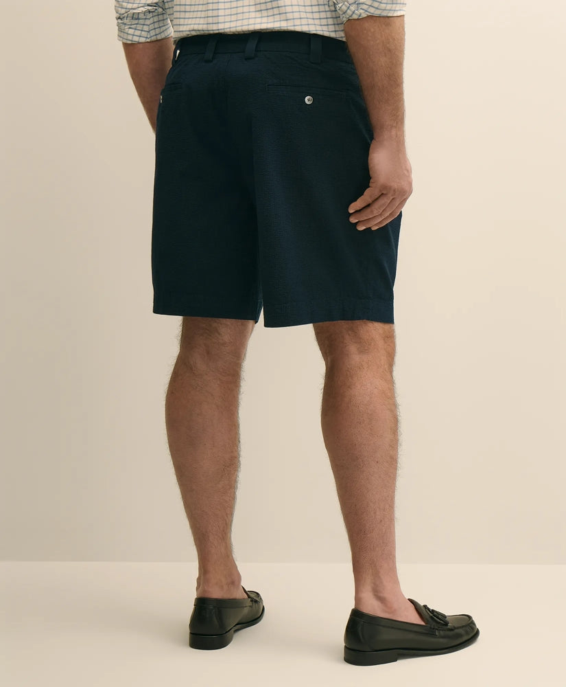 Big & Tall Cotton Seersucker Shorts | Brooks Brothers discount