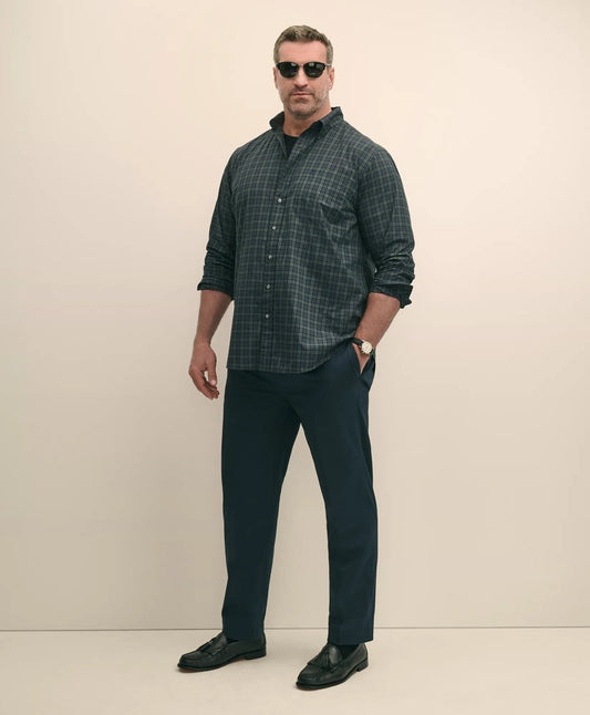 Big & Tall Friday Shirt, Poplin Black Watch | Brooks Brothers cheap