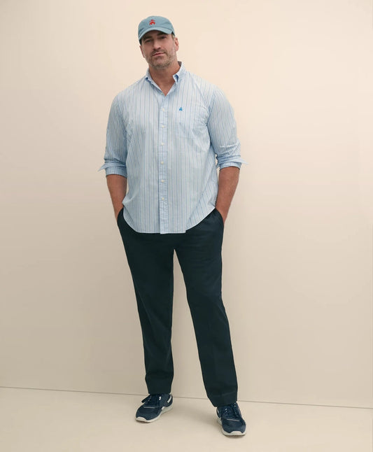 Big & Tall Friday Shirt, Poplin Stripes | Brooks Brothers online