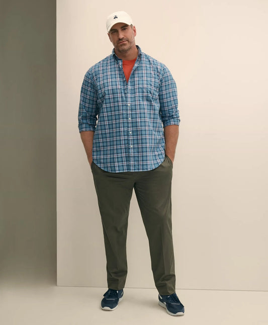 Big & Tall Friday Shirt, Poplin Tartan | Brooks Brothers online