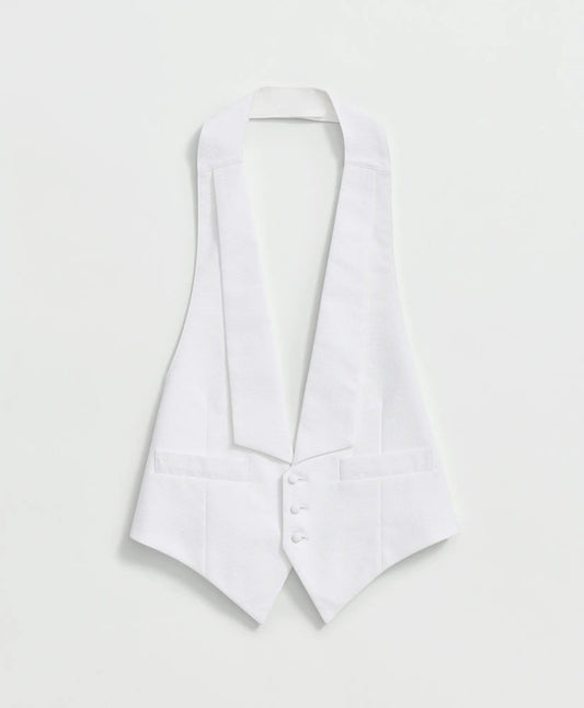 Black Fleece Formal Vest in Cotton Pique | Brooks Brothers discount
