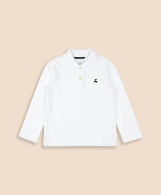 Boys Cotton-Blend Pique Polo Shirt | Brooks Brothers sale