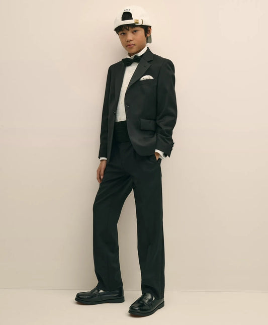 Boys Junior One-Button Tuxedo Jacket | Brooks Brothers sale