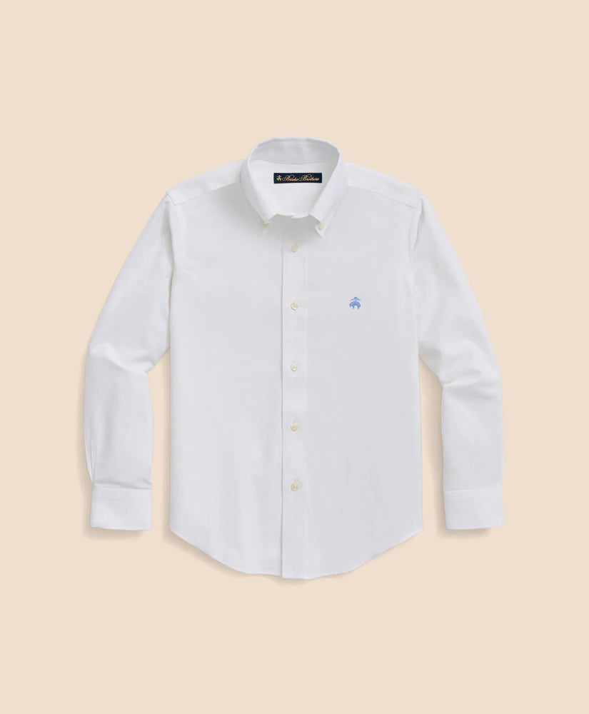 Boys Non-Iron Stretch Cotton Oxford Sport Shirt | Brooks Brothers cheap - US 8374