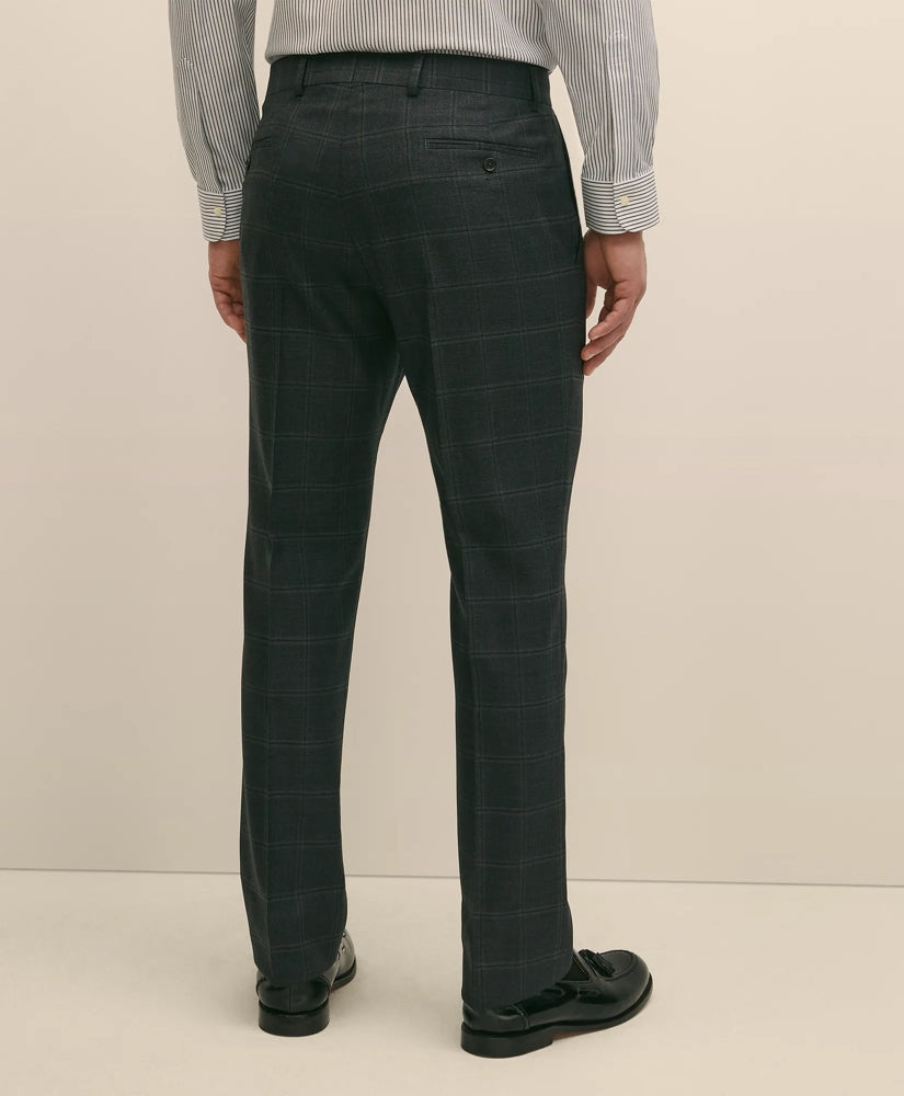 Brooks Brothers Explorer Collection Classic Fit Wool Windowpane Suit Pants | Brooks Brothers cheap