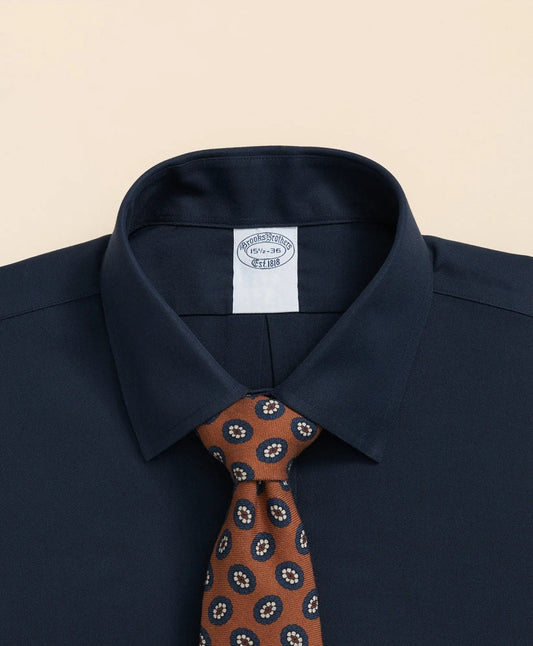 Brooks Brothers Explorer Collection Non-Iron Twill Ainsley Collar, Dress Shirt | Brooks Brothers cheap