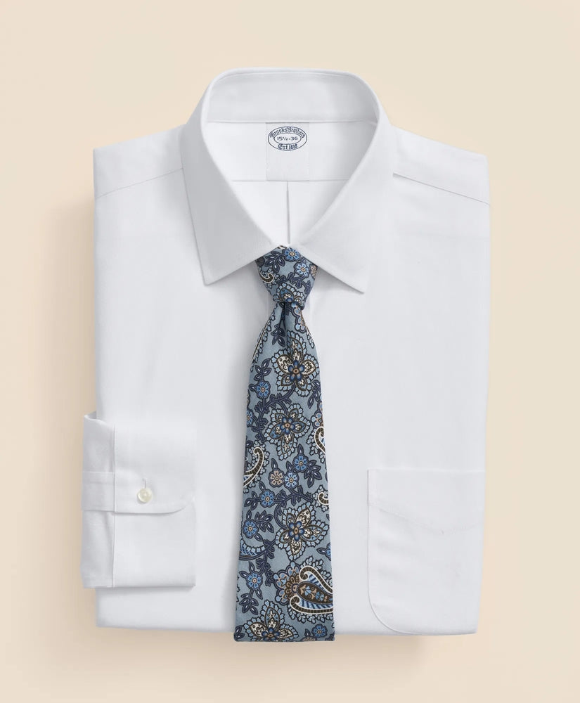 Brooks Brothers Explorer Collection Non-Iron Twill Ainsley Collar, Dress Shirt | Brooks Brothers cheap - US 3894