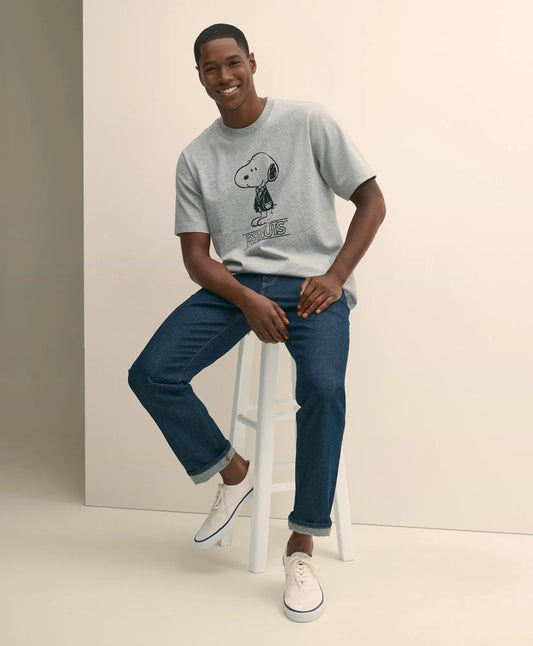 Brooks Brothers X PEANUTS Cotton Graphic Snoopy T-Shirt | Brooks Brothers cheap