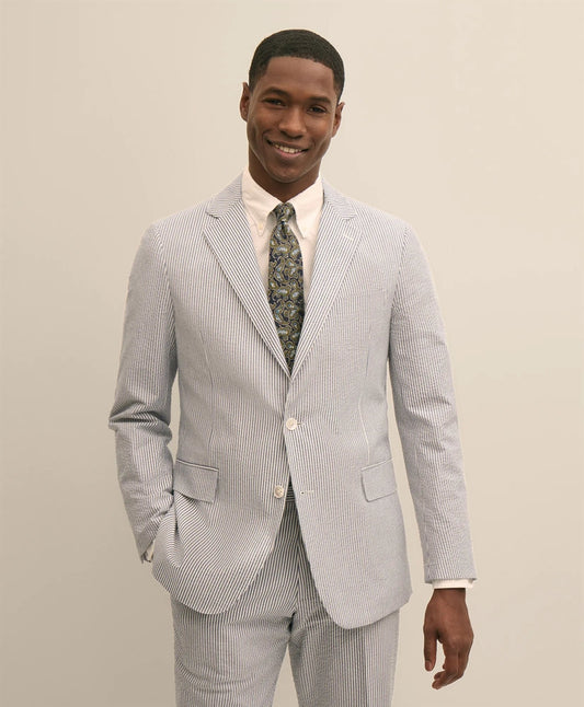 Classic Fit Cotton Seersucker 1818 Suit | Brooks Brothers online shop