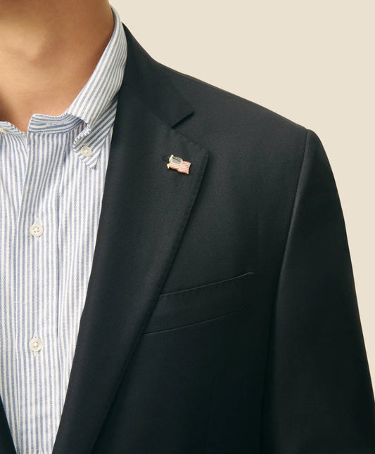 Classic Fit Stretch Saxxon™ Wool 1818 Blazer | Brooks Brothers online shop