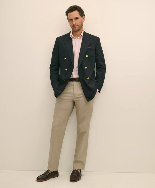 Classic Fit Stretch Wool Double-Breasted 1818 Blazer | Brooks Brothers sale