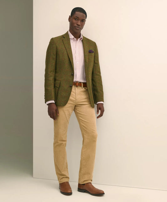 Classic Fit Wool-Cashmere Tweed Windowpane 1818 Sport Coat | Brooks Brothers sale