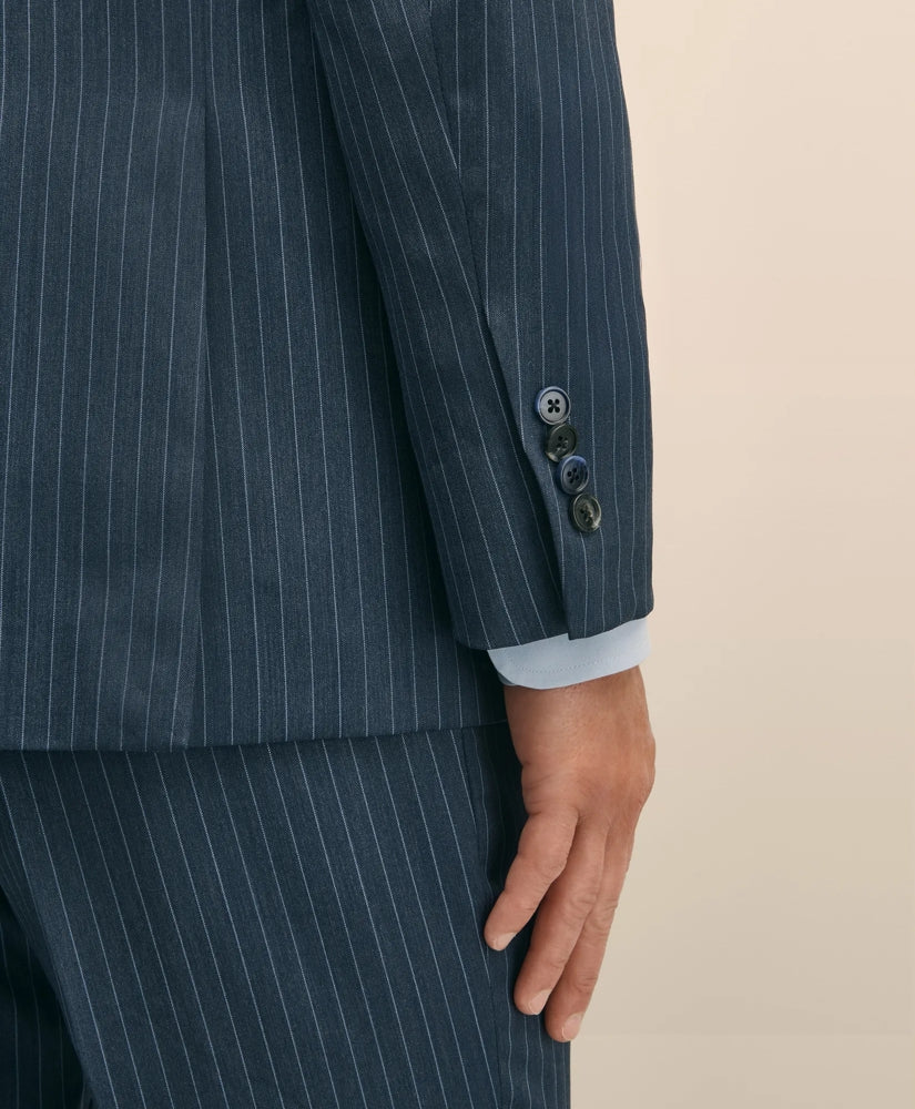Classic Fit Wool Pinstripe 1818 Suit | Brooks Brothers sale