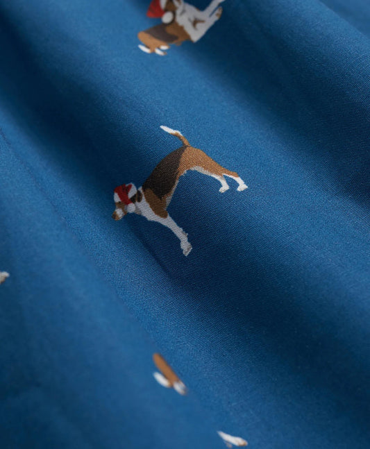 Cotton Broadcloth Holiday Dog Boxers | Brooks Brothers online shop