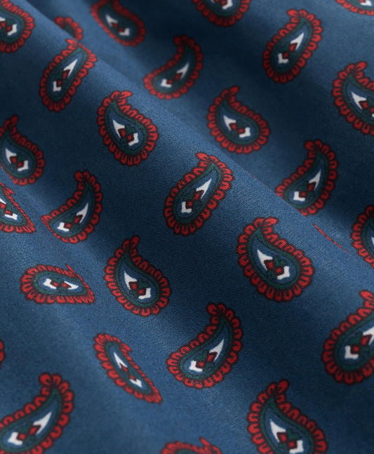 Cotton Broadcloth Paisley Boxers | Brooks Brothers online shop