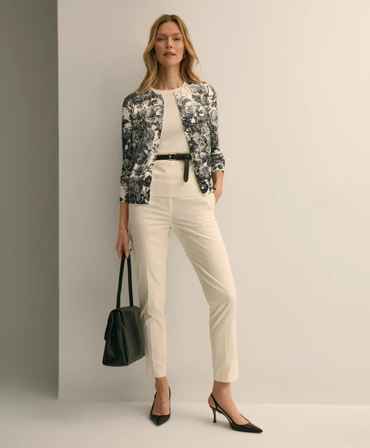 Cotton Floral Cardigan | Brooks Brothers on sale