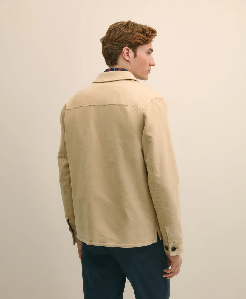 Cotton Moleskin Shirt Jacket | Brooks Brothers for sale