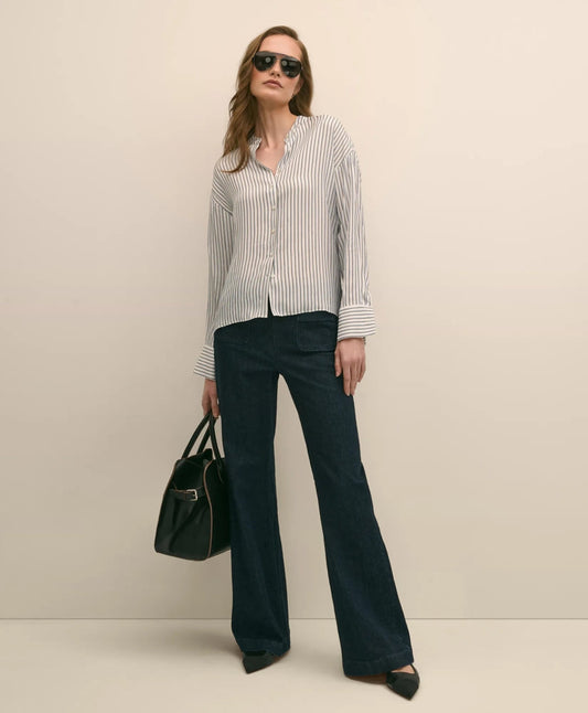 Drapey Thin Stripe Shirt | Brooks Brothers for sale