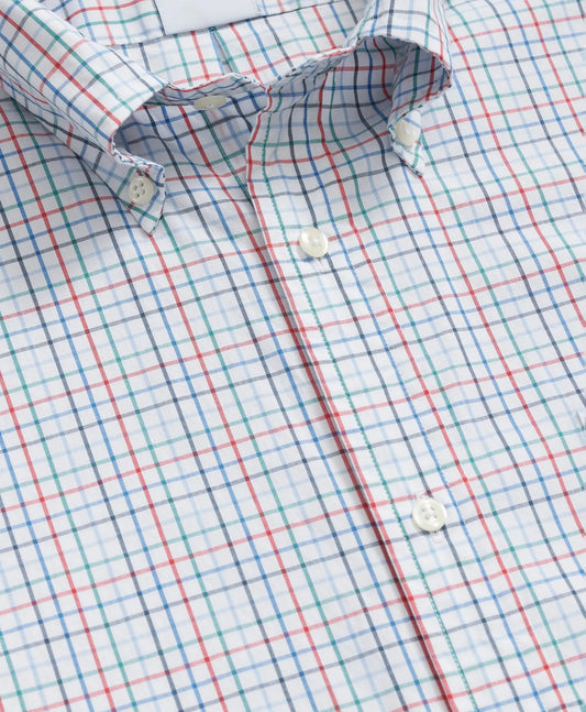 Friday Shirt, Poplin Short-Sleeve Tattersall | Brooks Brothers cheap