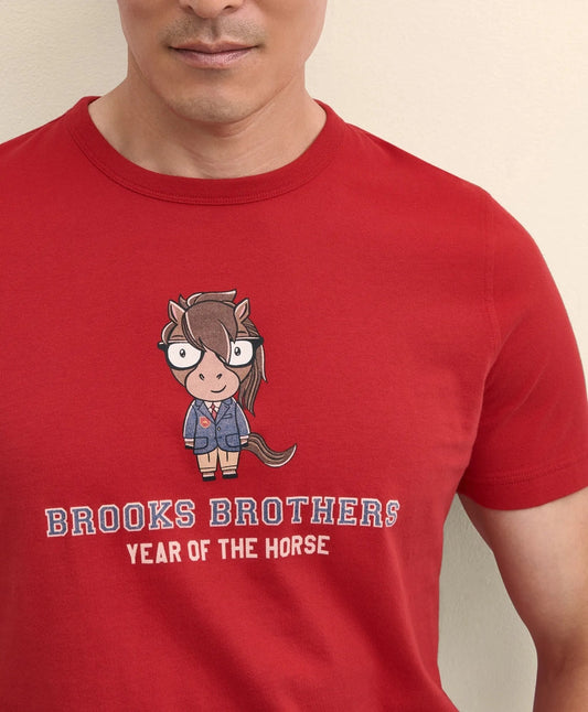 Men's Lunar New Year Graphic T-Shirt | Brooks Brothers on sale