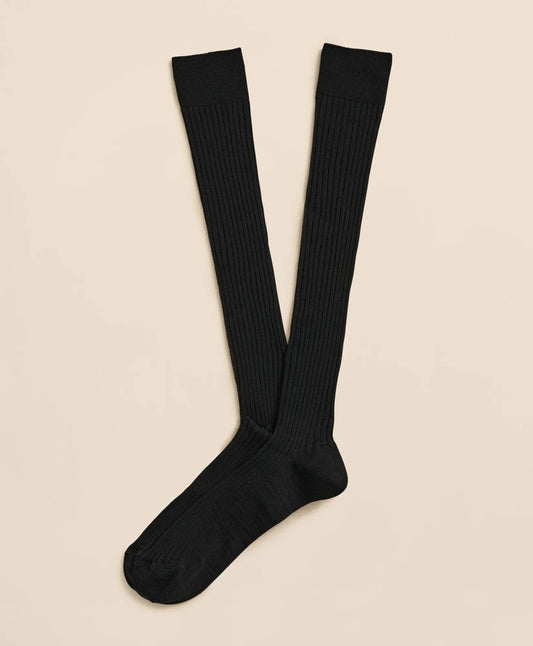 Merino Wool Blend Over-the-Calf Ribbed Socks | Brooks Brothers sale - US 3233