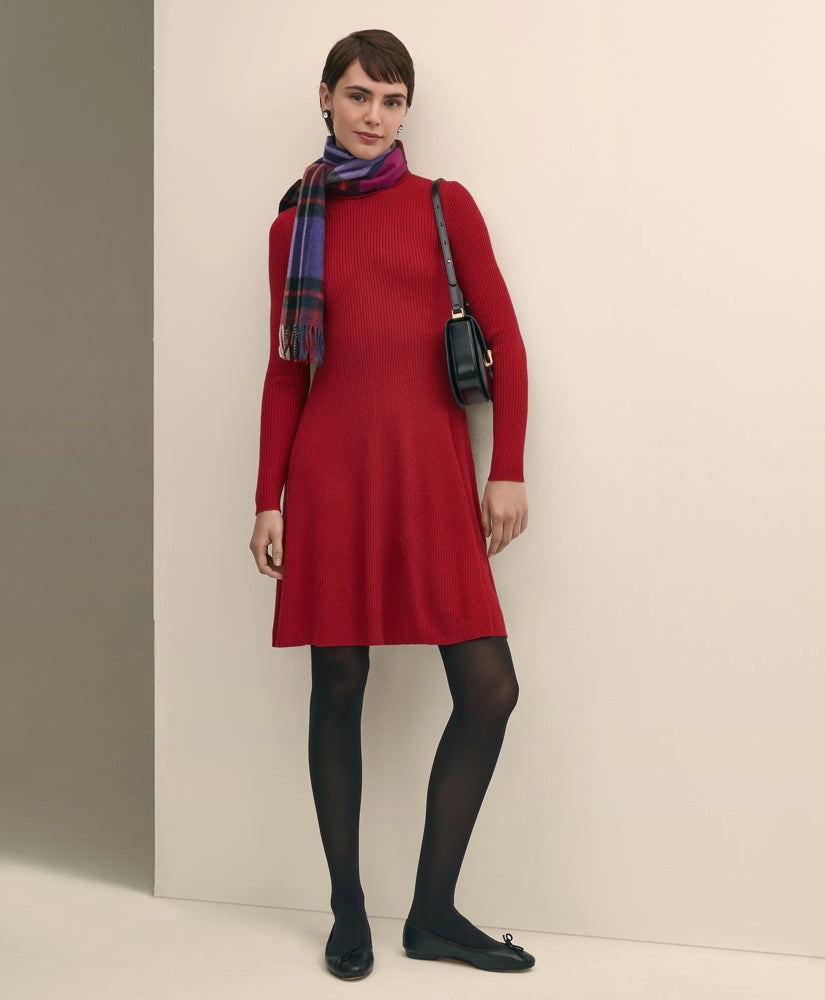 Merino Wool Turtleneck Dress | Brooks Brothers cheap - US 4024