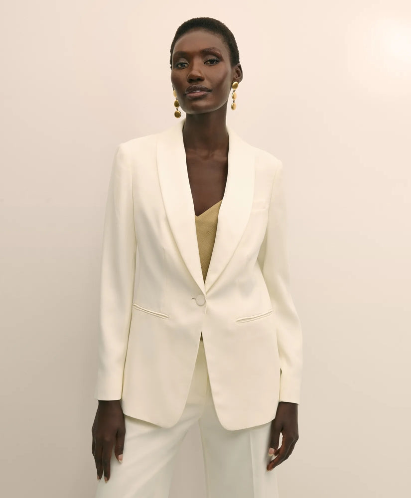 Crepe Shawl-Collar Dinner Jacket | Brooks Brothers on sale - US 5550