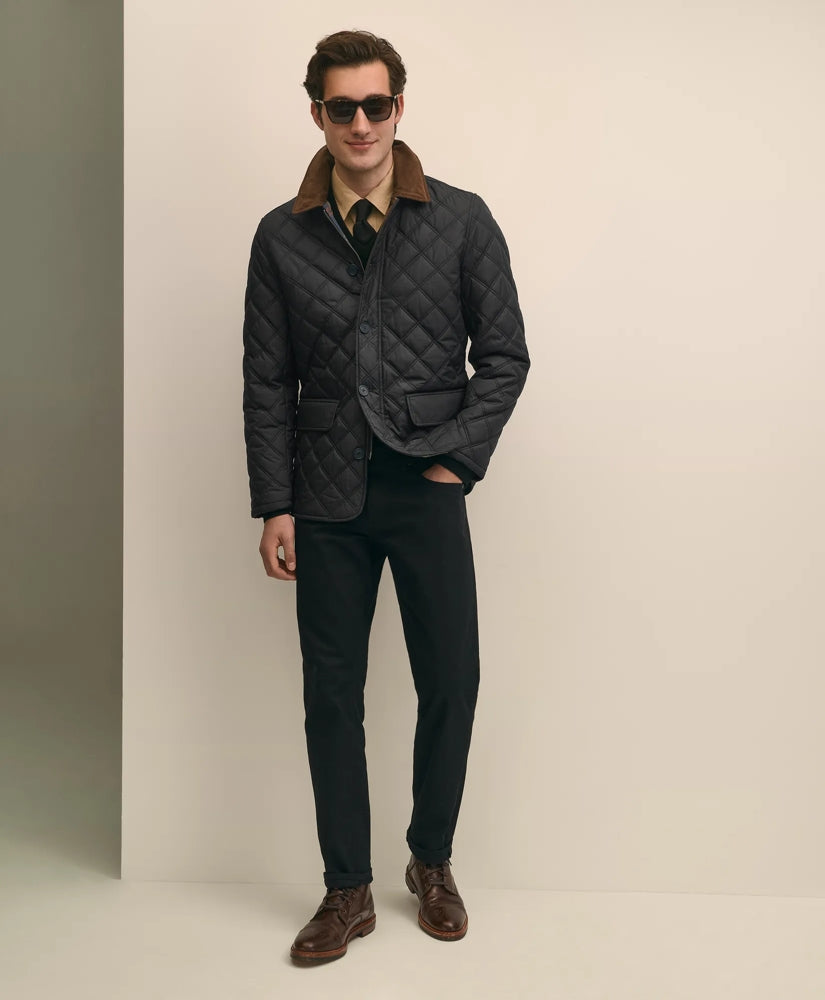 Paddock Diamond Quilted Coat | Brooks Brothers on sale - US 6611