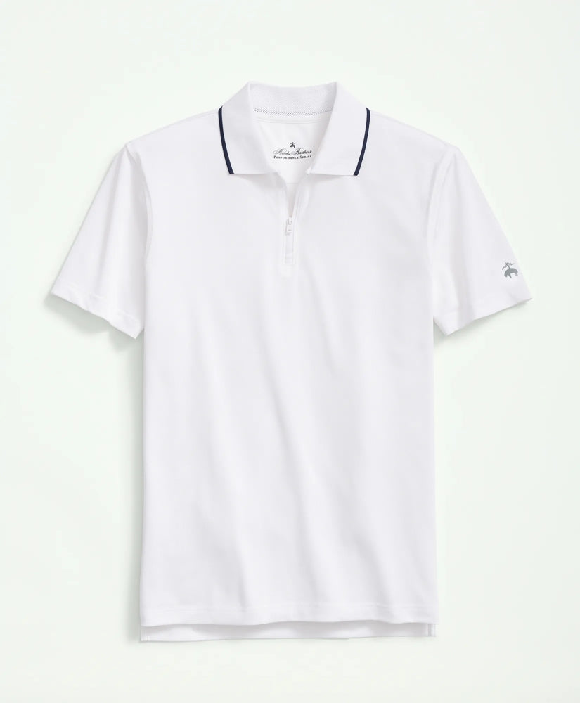 Performance Series Quarter-Zip Pique Polo Shirt | Brooks Brothers sale - US 1508