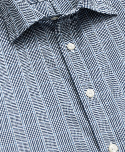 Performance Series Stretch Spread Collar, Glen Plaid Sport Shirt | Brooks Brothers for sale