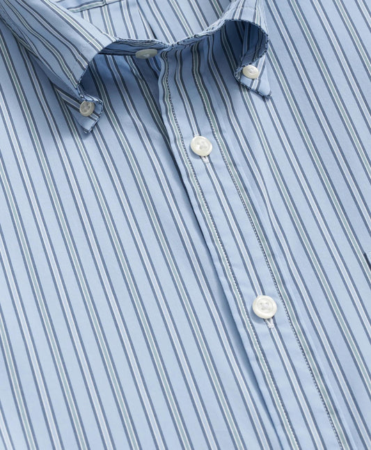 Performance Series Stretch Polo Button-Down Collar, Striped Sport Shirt | Brooks Brothers sale