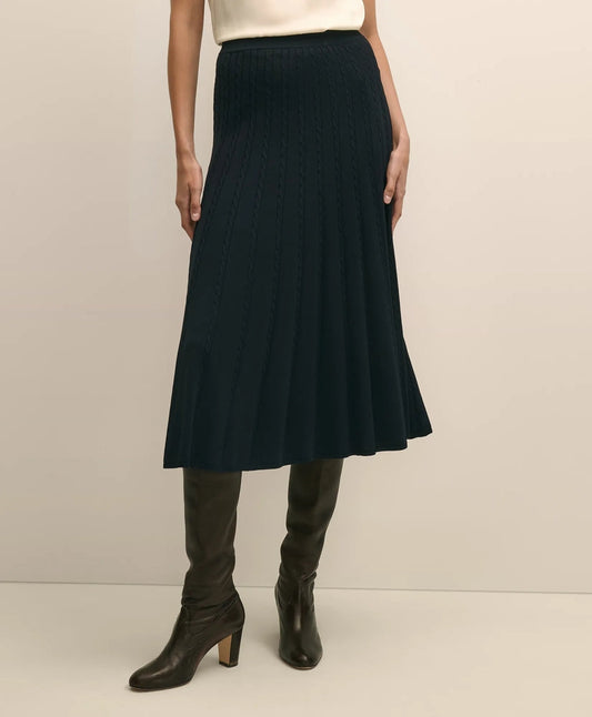 Cable Knit Midi Sweater Skirt | Brooks Brothers for sale