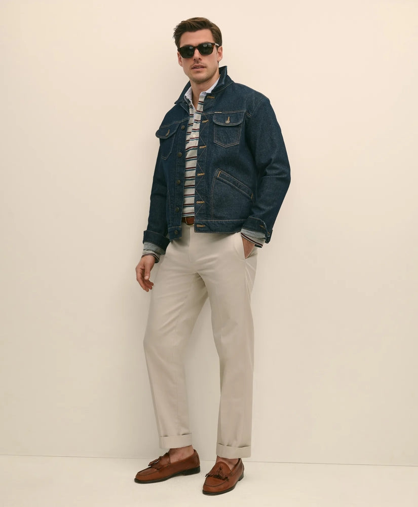 Regular Fit Stretch Cotton Advantage Chino® Pants | Brooks Brothers on sale - US 3977