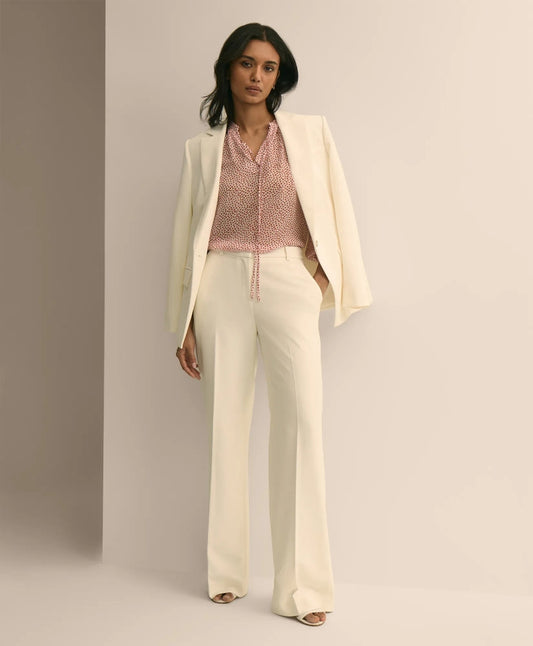 Silk Georgette Heart-Motif Peasant Blouse | Brooks Brothers cheap