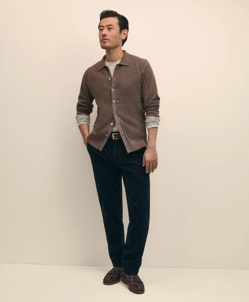 Slim Fit Cotton Wide-Wale Corduroy Pants | Brooks Brothers for sale - US 7342