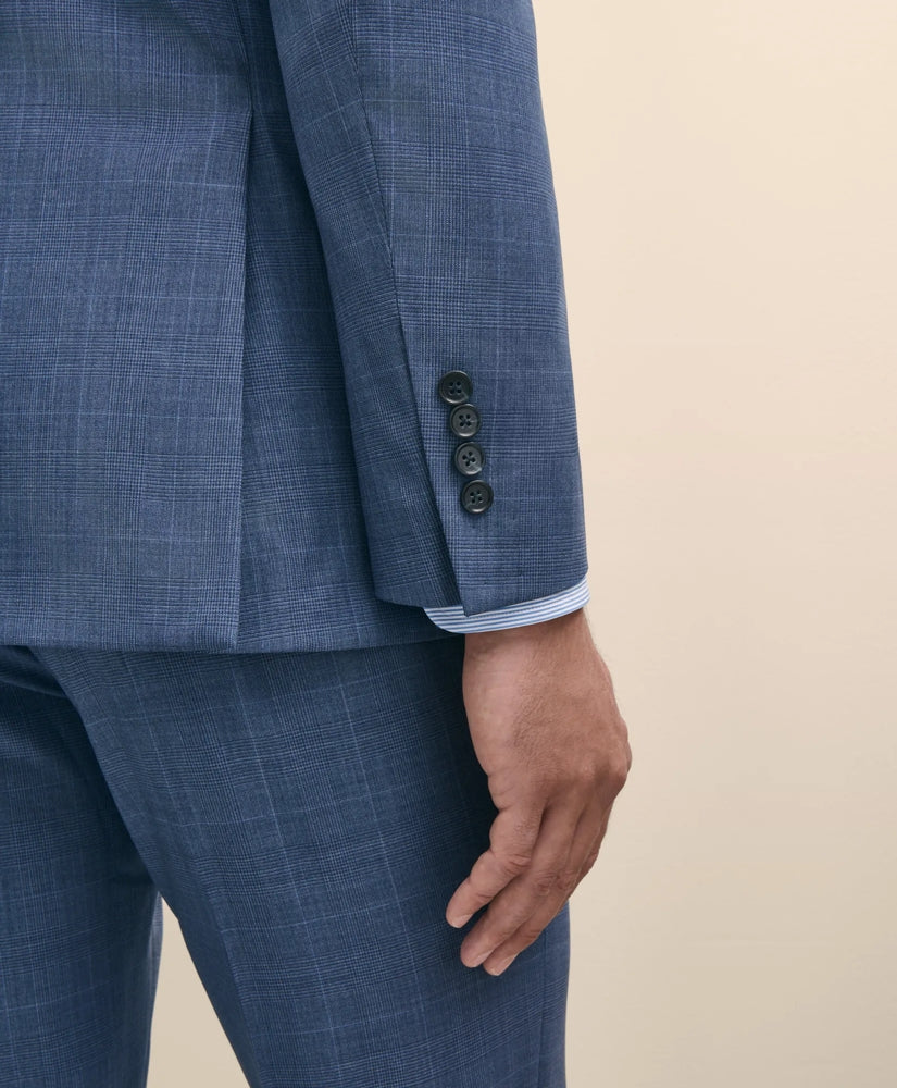 Slim Fit Wool Check 1818 Suit | Brooks Brothers cheap