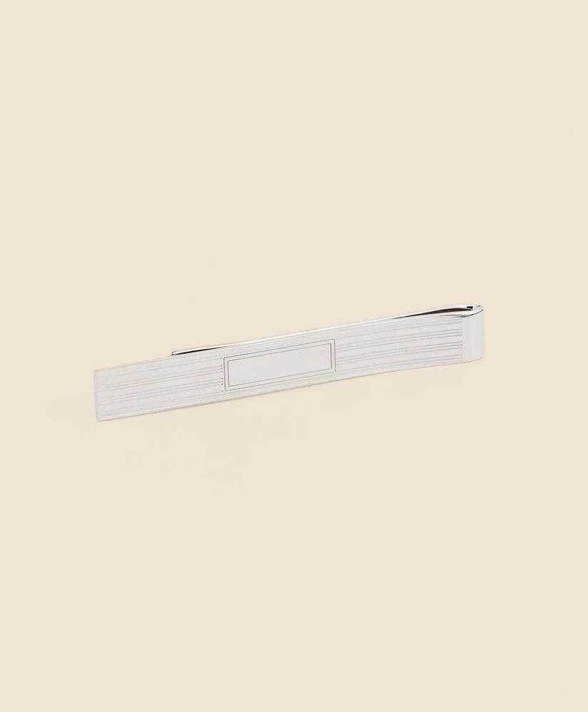 Sterling Silver Engravable Rhodium-Plated Tie Clip | Brooks Brothers sale - US 9432