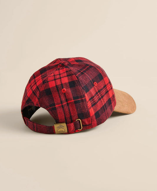 Suede Wool-Blend Plaid Baseball Cap | Brooks Brothers for sale