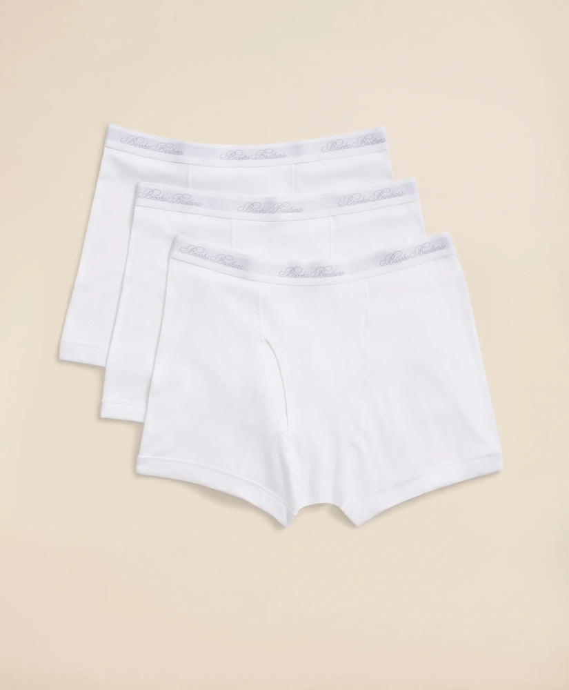 Supima® Cotton Boxer Briefs - 3 Pack | Brooks Brothers online - US 4506