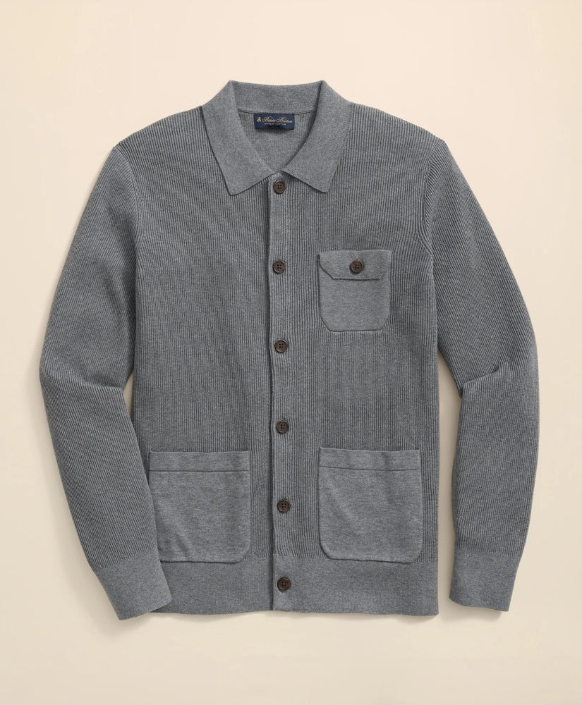 Supima® Cotton Chore Coat Sweater | Brooks Brothers for sale - US 2432