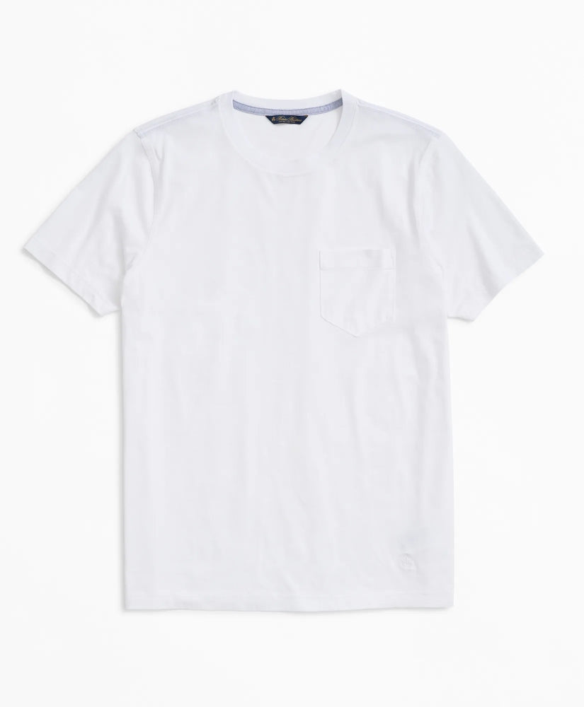 Supima® Cotton Pocket Crewneck T-Shirt | Brooks Brothers cheap - US 4077