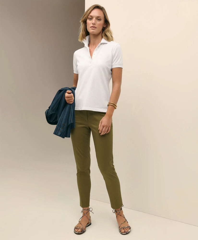 Supima® Cotton Stretch Pique Polo Shirt | Brooks Brothers on sale - US 2455