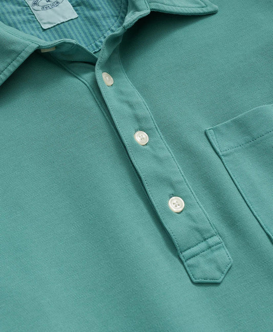 The Vintage Short-Sleeve Garment Dyed Polo Shirt | Brooks Brothers online shop