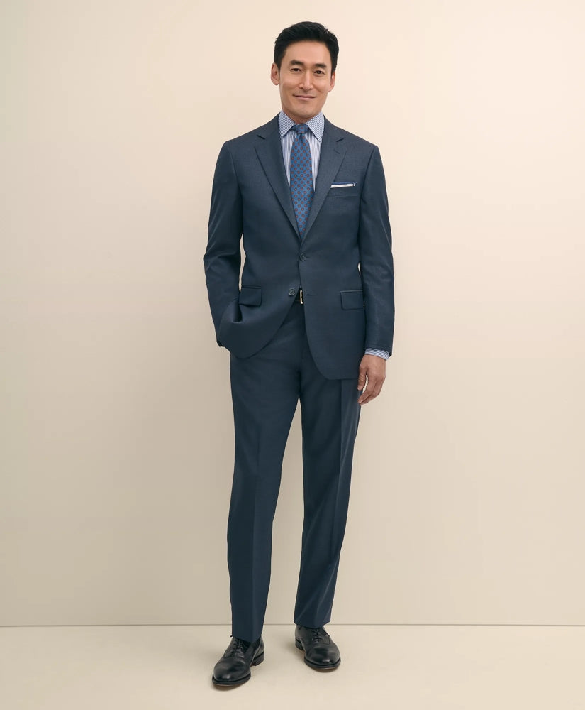 Traditional Fit Wool Tic 1818 Suit | Brooks Brothers for sale - US 5327