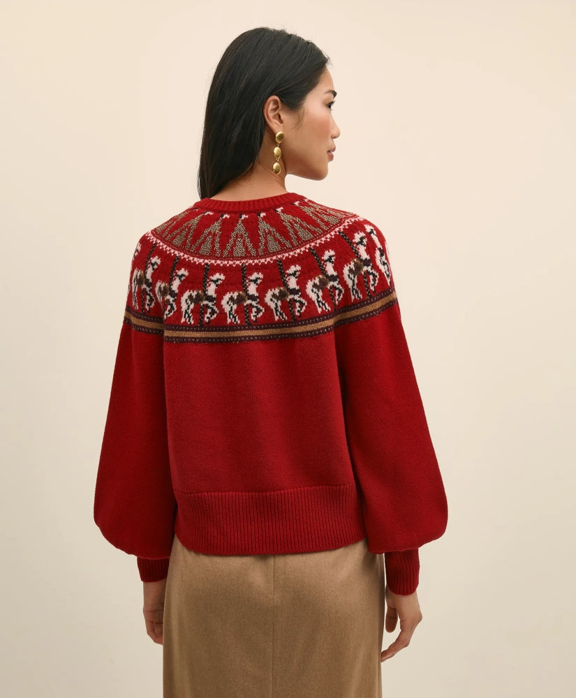 Women's Lunar New Year Merino-Wool-Blend Cardigan | Brooks Brothers sale