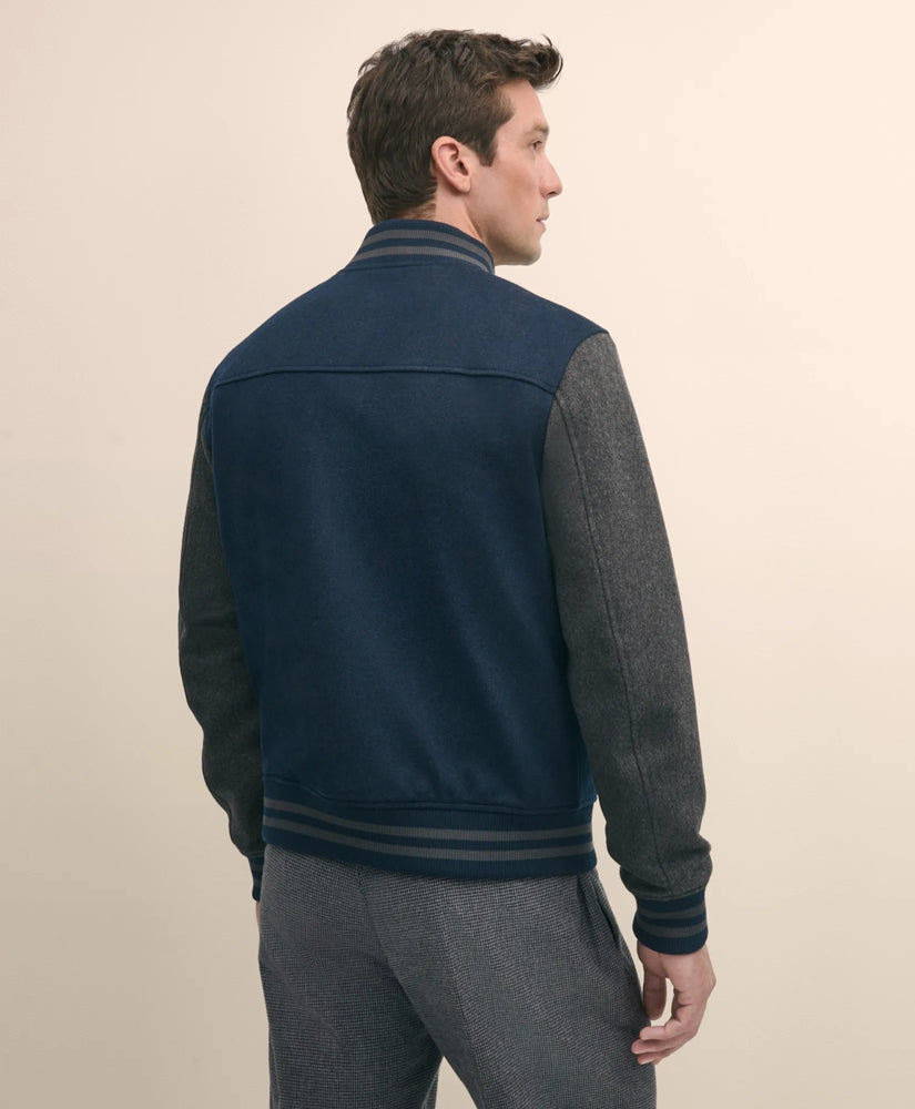 Wool Varsity Jacket | Brooks Brothers for sale