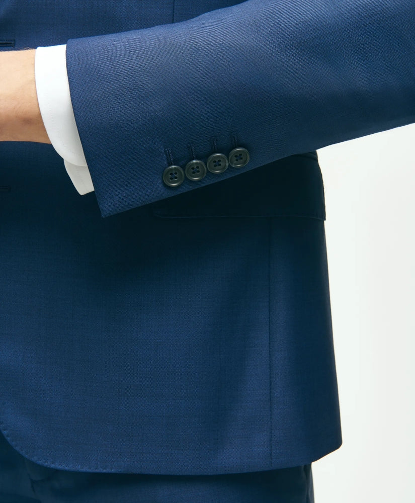 Classic Fit Wool Sharkskin 1818 Suit | Brooks Brothers online shop